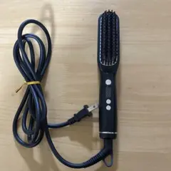 ヘアアイロン ブラシタイプ 黒