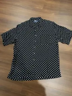 90s polo ラルフローレン　レーヨンシャツ　polka dot ドット