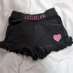 美品✨SISTER JENNI ブラック ハーフパンツ 120