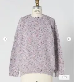 今季ドゥロワー WINTER1 5Gノットヤーンクルーネックニット　サイズ1