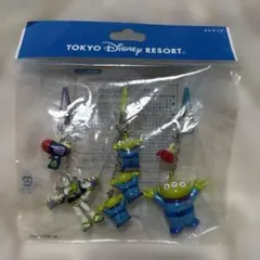 ディズニーリゾート トイストーリー ストラップセット バズ リトルグリーンメン