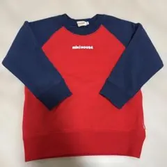 ミキハウス　バックロゴトレーナー　100