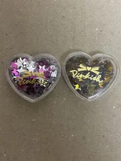 星型デコレーションパーツ ハート型ケース入り