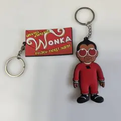 ウォンカ　ラバーキーホルダー2点