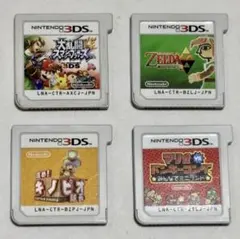 3DS ソフト 4本 まとめ売り ゼルダの伝説 神々のトライフォース2 動作◎