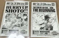 僕のヒーローアカデミア　原画展　タブロイド風ステッカー