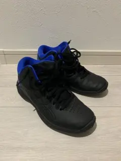 アシックス　asics バスケットシューズ ハイカット ブラック/ブルー
