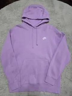 【美品】NIKE ナイキ クラブ プルオーバー フリース パーカー ラベンダー