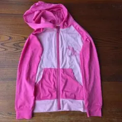 ピンク ラッシュガード 130cm フード付き
