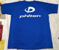 phiten ファイテン シャツ　サイズM　青のサムネイル