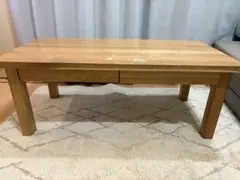【最終価格】無印良品　MUJI W900 オーク　センターテーブル 引き出し付き 最終価格】無印良品 MUJI W900 オーク センターテーブル 引き出し付き
