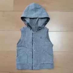 フード付きベスト　80cm　コムサフォセット