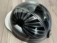桜 黒銀 富士日章 コルク半 ヘルメット 旧車會 暴走族 マーシャル 旭