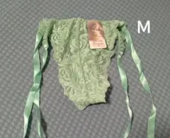 新品タグ付き✪After nince ミントグリーン Tバック M