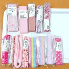 ハンドメイド用 ピンク系リボン詰め合わせ まとめ売り