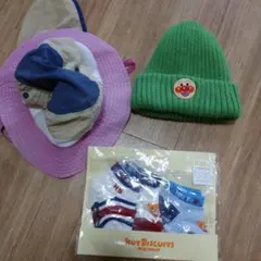 ベビー帽子と靴下セット