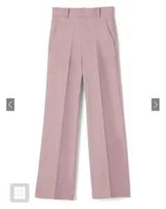 GRL センタープレスストレートパンツ ライトピンク