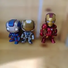 アイアンマン　フィギュア　3体セット