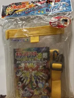 ポケモンモンスター金銀　GB攻略本　シール・攻略マップ
