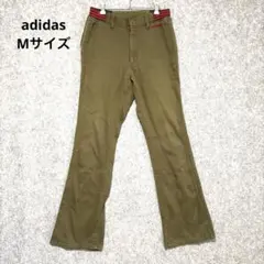アディダス ブーツカット フレアパンツ カーキ ロゴ刺繍 M相当 Y2Kのサムネイル