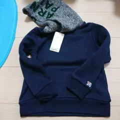 新品 アーノルドパーマー フード付きトレーナー ネイビー サイズ115 110