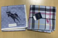 【新品未使用タグ付】POLO RALPH LAUREN ハンカチ　タオルハンカチ