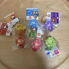 EXPO 2025 サンリオミャクミャク推しカラーキンホルダーセット6種類