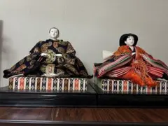 吉徳太光 雛人形 お内裏様とお雛様 台座付き人形2体のみ 日本人形 和人形
