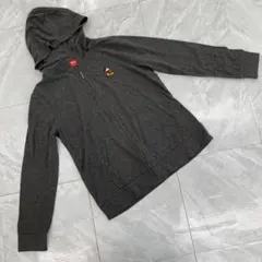 Disney ディズニー パーカー グレー フード付き ミッキーマウス Mサイズ