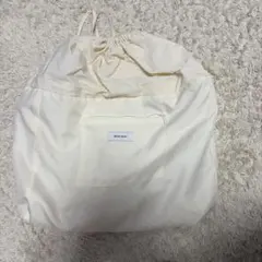 MONO-MART 巾着ショルダーバッグ ホワイト