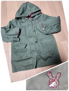 TINKERBELL　ティンカーベル　コート　ミリタリー　カーキ　130