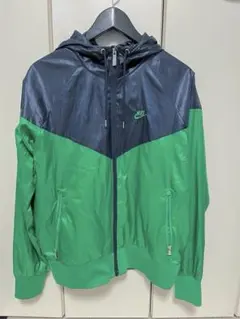 Nike ウィンドランナー ナイロンジャケット M 緑/紺