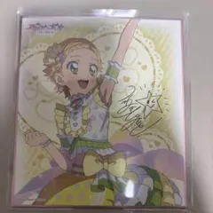 新条ひなき 色紙 アイカツ×プリパラ THE MOVIE －出会いのキセキ！－