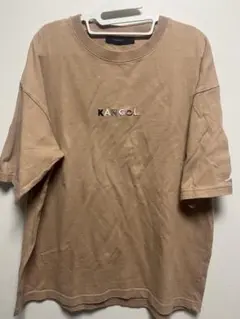 KANGOL ベージュ Tシャツ Lサイズ