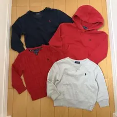 ラルフローレン　トレーナー　パーカー　セーター　3T まとめ売り　4着　セット