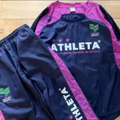 ATHLETA ピステ上下 ネイビー/ピンク