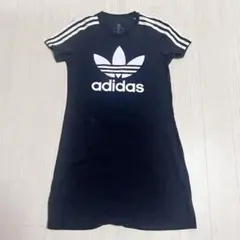 adidas アディダス　ビッグプリント　キッズ　140 半袖　ワンピースのサムネイル