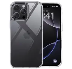 CASEKOO iPhone 16 Pro Max 用 ケース クリア 耐衝撃