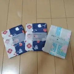 くろちく 両面ガーゼはんかち 3枚セットのサムネイル