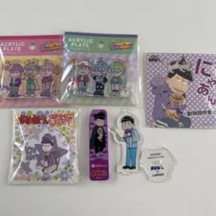 おそ松さん　一松　缶バッジ　アクスタ