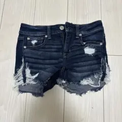 American Eagle デニムショートパンツ ダメージ加工