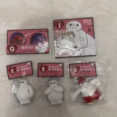 ベイマックス　一番くじ　フィギアキーホルダー　ステッカー　缶バッジ　ディズニー