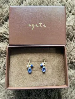 agete アガット チャーム ラピスラズリ カイヤナイト ラブラドライト