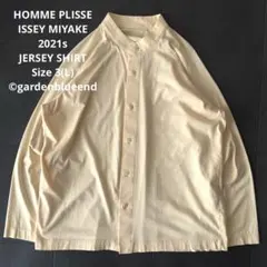HOMME PLISSE ISSEY MIYAKE バンドカラーシャツ サイズLのサムネイル