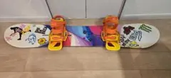 ★再値下げ！Burton買い揃え！ スノーボード板&ビンディング カバー2つ付き