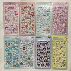 サンリオ　ボンボンドロップシール　第二弾　8枚セット　新品未使用　1