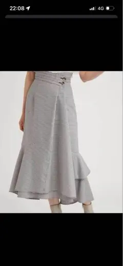 スナイデル　ウエストデザインマーメイドスカート