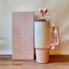 中国限定 スターバックス ステンレスタンブラー 暮桜紫蝶 チャーム