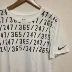 NIKE ナイキ DRI-FIT tシャツ Ｌサイズ 白色 スポーツトレーニング