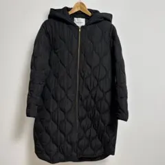 Emma Taylor 美シルエット 3way キルティング フード コート